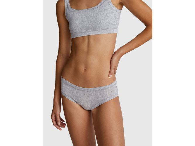 Benetton, Slip Taille Haute En Coton Super Extensible, Taille: OS, Gris Clair - United Colors of Benetton - Modalova