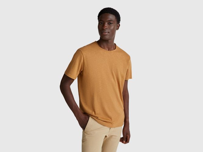 Benetton, T-shirt En Coton Flammé, Taille: XXL, - United Colors of Benetton - Modalova