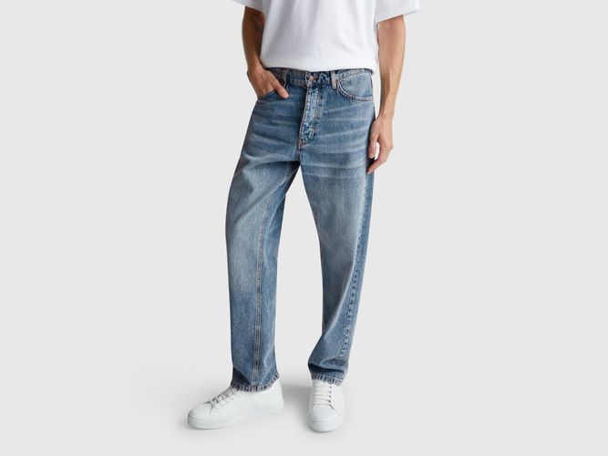 Benetton, Jean Coupe Décontractée, Taille: 28, Bleu Clair - United Colors of Benetton - Modalova
