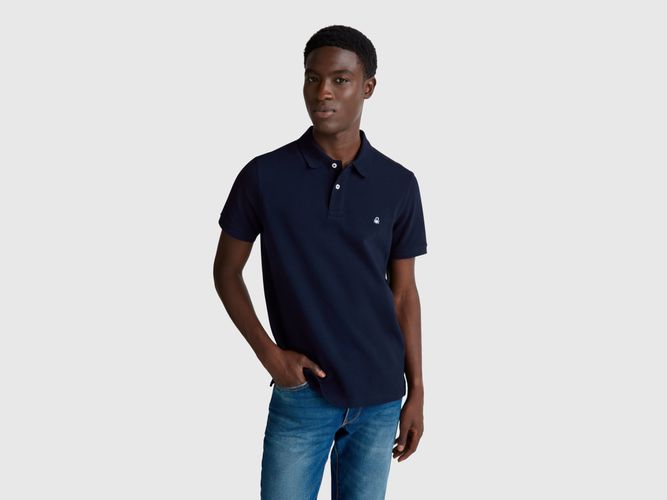 Benetton, Polo Coupe Régulière, Taille: XXL, Bleu Foncé - United Colors of Benetton - Modalova