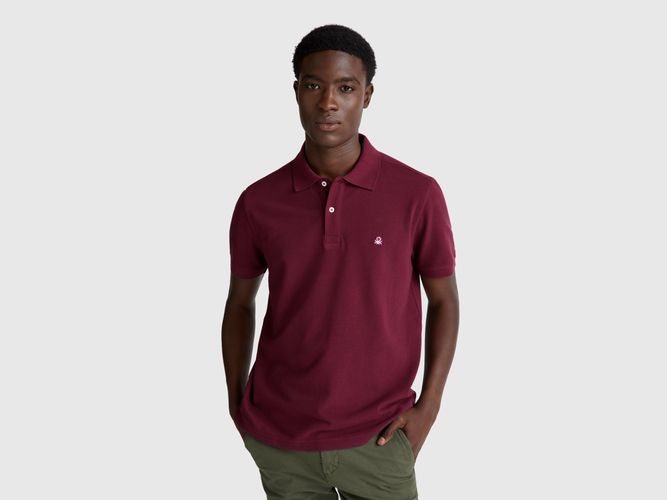 Benetton, Polo Coupe Régulière, Taille: XXL, Bordeaux - United Colors of Benetton - Modalova