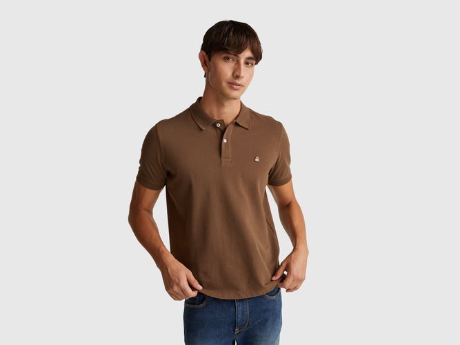 Benetton, Polo Coupe Régulière, Taille: XXL, Marron - United Colors of Benetton - Modalova