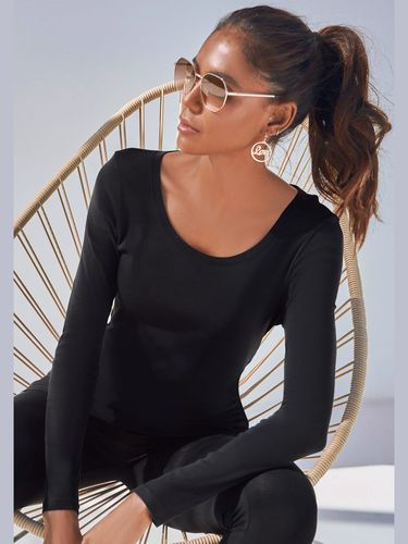 T-shirt manches longues matière côtelée de qualité - - Bench. - Modalova