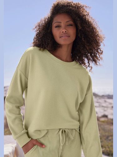 Sweatshirt en qualité côtelée - s.Oliver - Modalova