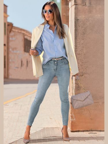 Chemisier classique avec col et patte de boutonnage - LASCANA - Modalova