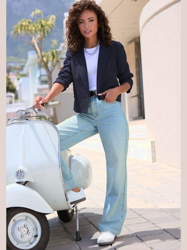 Blazer court élégant avec col à revers - LASCANA - Modalova