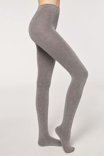 Pantis de Mezcla Suave de Modal y cashmere Mujer Velikost XL - Calzedonia - Modalova