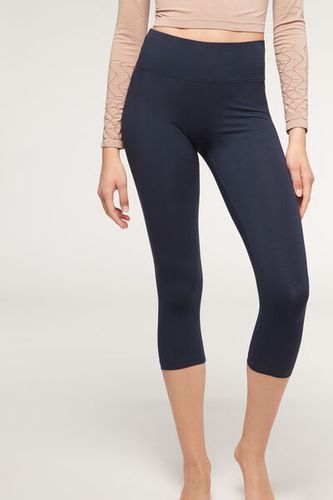 Leggings capri de algodón supima Mujer Velikost S - Calzedonia - Modalova