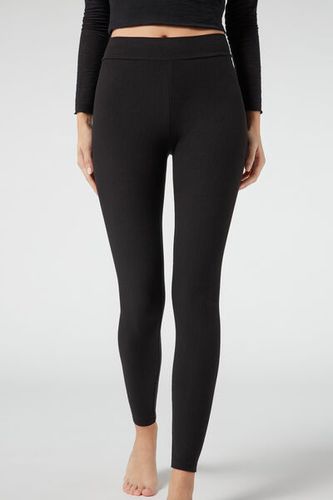 Leggings de canalé con cachemira Mujer Velikost XS - Calzedonia - Modalova