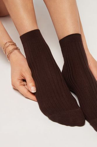 Calcetines Cortos con Cashmere Mujer Velikost 39-41 - Calzedonia - Modalova