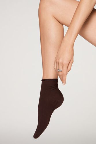 Calcetines cortos con cashmere sin borde Mujer Velikost 39-41 - Calzedonia - Modalova