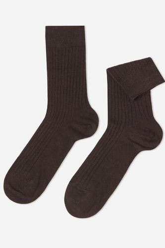 Calcetines Cortos en Cachemira Acanalada Hombre Hombre Velikost TU - Calzedonia - Modalova