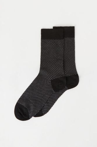 Calcetines Cortos con Cachemira y Motivo de Rombos de Hombre Hombre Velikost TU - Calzedonia - Modalova