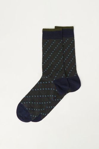 Calcetines Cortos Jacquard Rombos Hombre Hombre Velikost TU - Calzedonia - Modalova