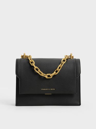 Charles & Keith - Front Flap Chain Handle Crossbody Bag - Charles & Keith - Modalova