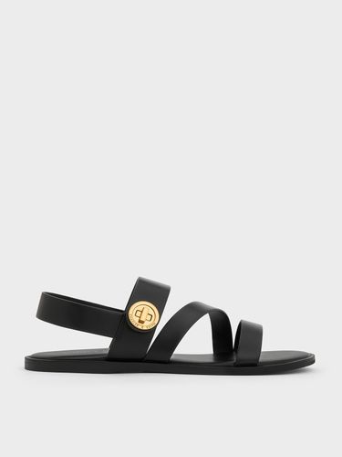 Charles & Keith - Yara Turn Lock Strappy Sandals - Charles & Keith - Modalova