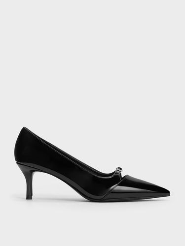 Charles & Keith - Patent Buckle-Strap Pointed-Toe Pumps - Charles & Keith - Modalova