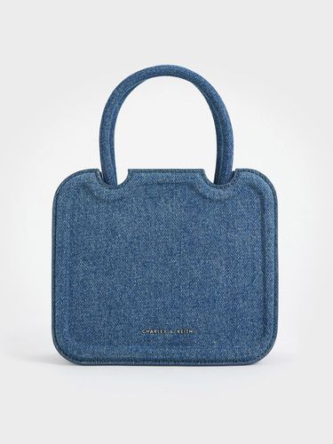 Charles & Keith - Perline Denim Sculptural Top Handle Bag - Charles & Keith - Modalova