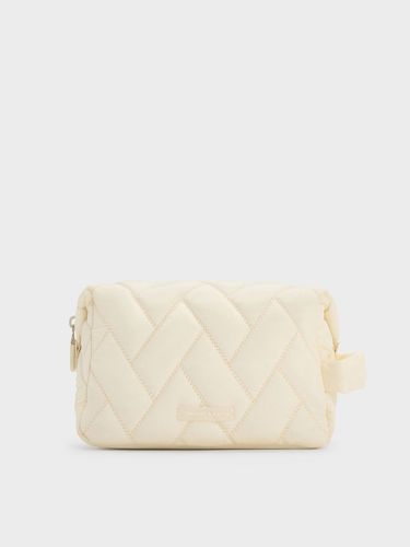 Charles & Keith - Nylon Chevron Pouch - Charles & Keith - Modalova