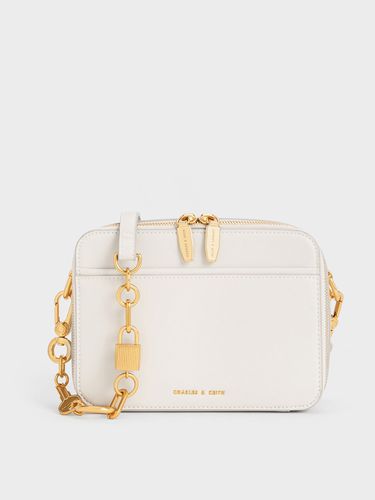 Charles & Keith - Lock & Key Chain Handle Bag - Charles & Keith - Modalova