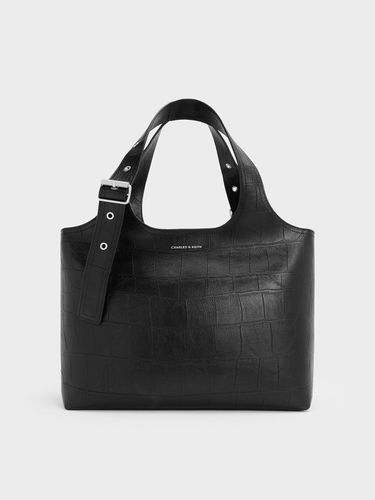 Charles & Keith - Liv Croc-Effect Tote Bag - Charles & Keith - Modalova