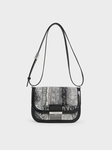 Charles & Keith - Charlot Patchwork Denim Bag - Charles & Keith - Modalova