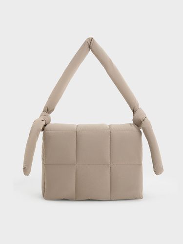 Charles & Keith - Errya Nylon Quilted Puffy Crossbody Bag - Charles & Keith - Modalova