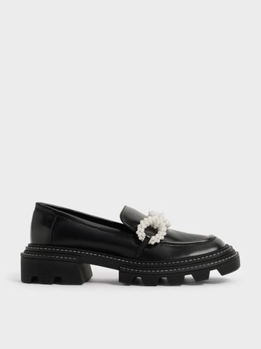 Charles & Keith - Perline Beaded Platform Loafers - Charles & Keith - Modalova