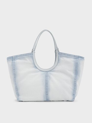 Charles & Keith - Ivette Denim Tote Bag - Charles & Keith - Modalova