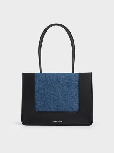 Charles & Keith - Daylla Denim Tote Bag - Charles & Keith - Modalova