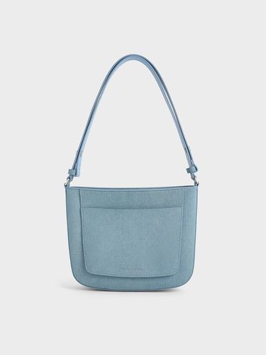 Charles & Keith - Irie Denim Shoulder Bag - Charles & Keith - Modalova