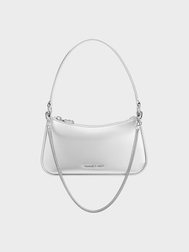 Charles & Keith - Metallic Curved Shoulder Bag - Charles & Keith - Modalova