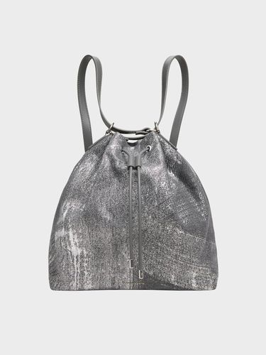 Charles & Keith - Neva Brushed Denim Two-Way Bucket Bag - Charles & Keith - Modalova