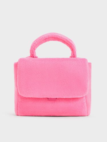 Charles & Keith - Loey Textured Top Handle Bag - Charles & Keith - Modalova