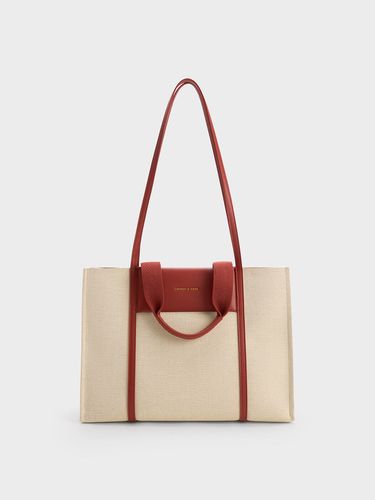 Charles & Keith - Shalia Canvas Tote Bag - Charles & Keith - Modalova