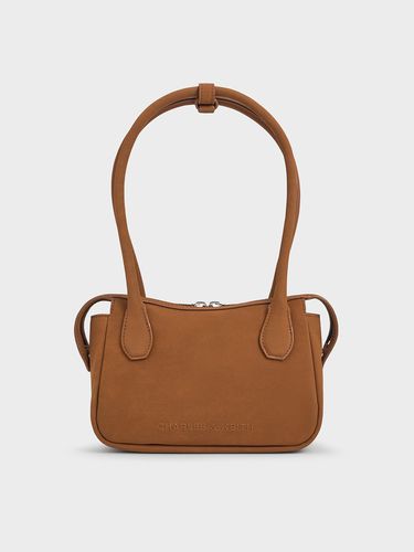 Charles & Keith - Bosie Textured Elongated Top Handle Bag - Charles & Keith - Modalova