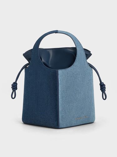 Charles & Keith - Arlys Denim Bucket Bag - Charles & Keith - Modalova