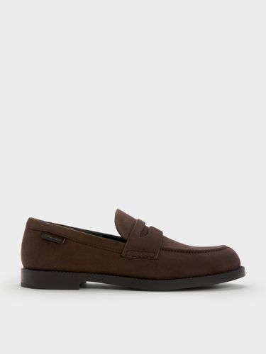 Charles & Keith - Arven Faux Suede Penny Loafers - Charles & Keith - Modalova