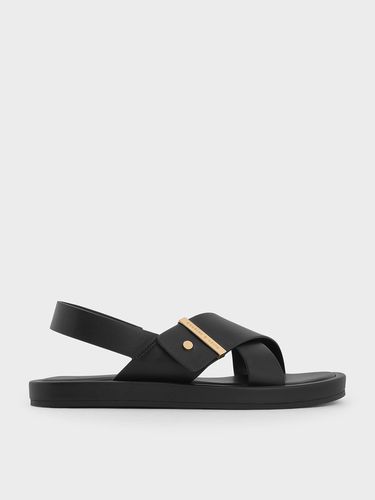 Charles & Keith - Crossover-Strap Slingback Sandals - Charles & Keith - Modalova