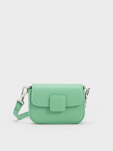 Charles & Keith - Micro Koa Square Push-Lock Bag - Charles & Keith - Modalova