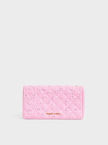 Charles & Keith - Tweed Quilted Pouch - Charles & Keith - Modalova