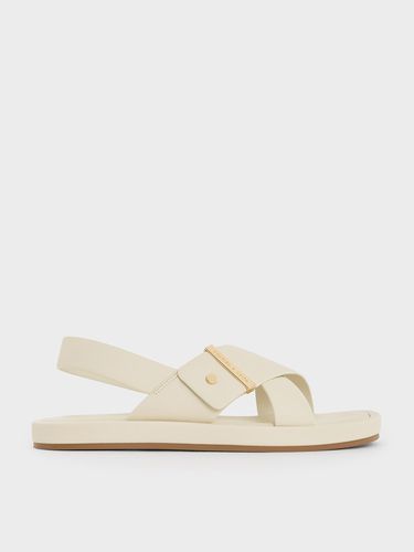 Charles & Keith - Crossover-Strap Slingback Sandals - Charles & Keith - Modalova