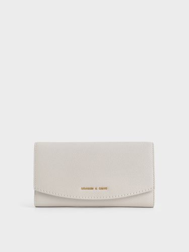 Charles & Keith - Briony Curved Flap Long Wallet - Charles & Keith - Modalova