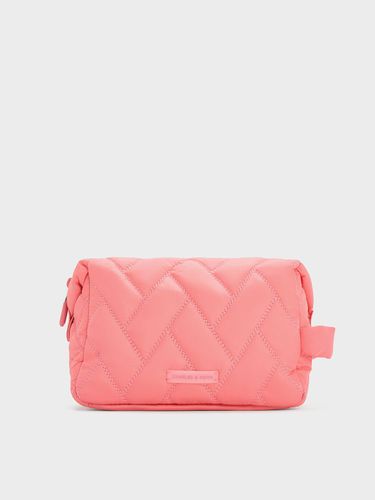 Charles & Keith - Nylon Chevron Pouch - Charles & Keith - Modalova