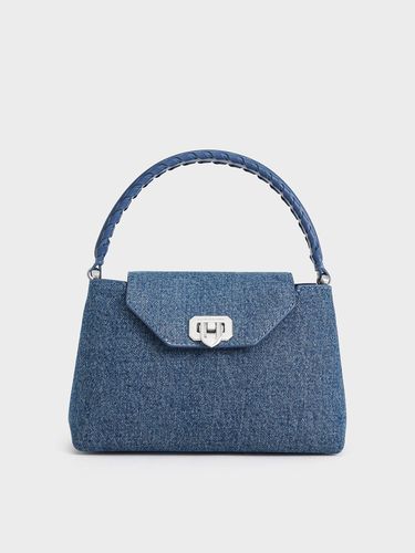 Charles & Keith - Arwen Denim Braided-Strap Top Handle Bag - Charles & Keith - Modalova