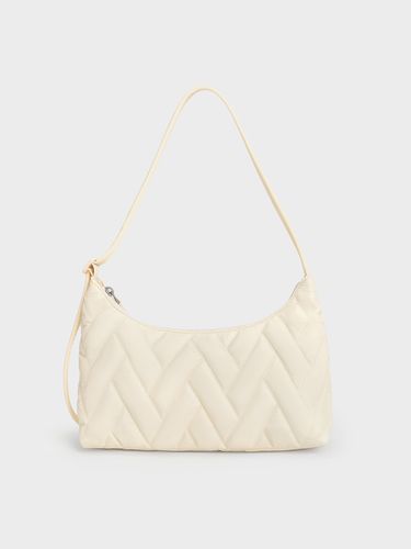 Charles & Keith - Nylon Chevron Shoulder Bag - Charles & Keith - Modalova