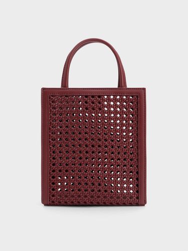 Charles & Keith - Woven Double Handle Tote Bag - Charles & Keith - Modalova