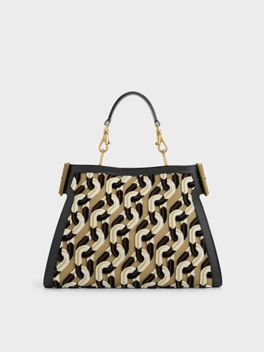 Charles & Keith - Lexie Side-Buckle Printed Shoulder Bag - Charles & Keith - Modalova