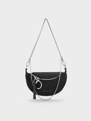 Charles & Keith - Philomena Nylon Half-Moon Crossbody Bag - Charles & Keith - Modalova