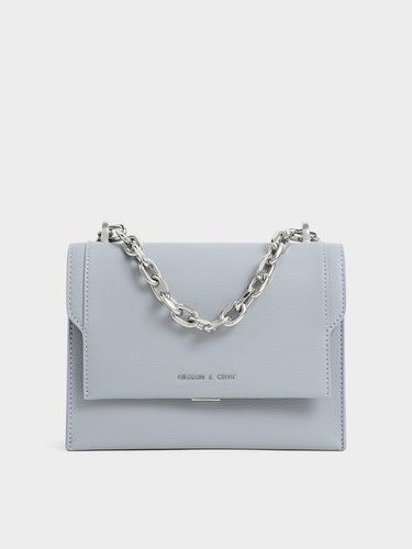 Charles & Keith - Front Flap Chain Handle Crossbody Bag - Charles & Keith - Modalova